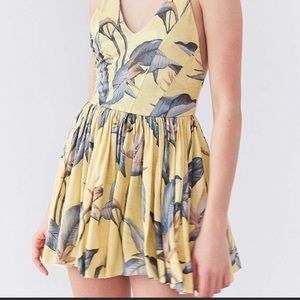 Urban Outfitters floral flowy romper